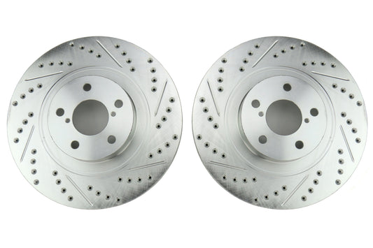 STT227.47021 Stoptech C-Tek Sport Drilled and Slotted Front Rotor Pair - 2013-2021 FRS / BRZ / 86,