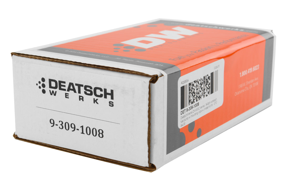 DET9-309-1008 DeatschWerks DW300 Series Fuel Pump w/ Install Kit - 2015+ STI,