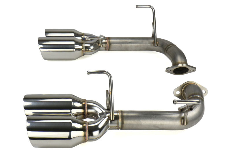 REMRO-TSVA-D4 Greddy Remark Axleback Exhaust 4in Tip - 2015+ WRX / STI-Stainless Tips-Double Wall,