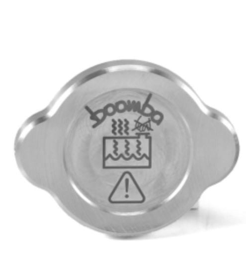 BBA031020110000 Boomba Racing Radiator Reservoir Cover Cap Natural - 2015+ Subaru WRX/ STI,