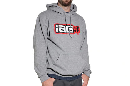 IAGIAG-APP-2077GRM IAG Performance IAG Boxer Logo Hoodie / Oxford / Size - M,