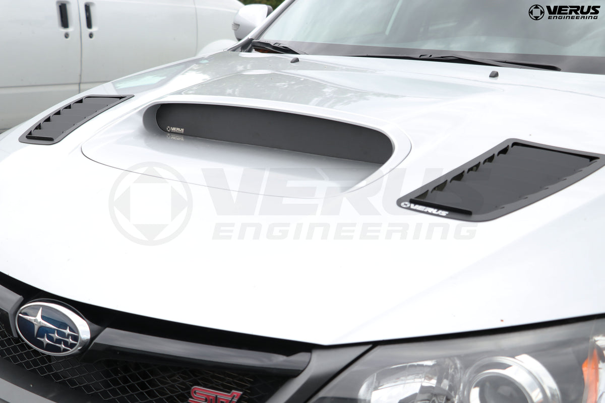 SKU: VERA0253A,,Verus Engineering OEM Hood Scoop Block-Off Kit - 2008-2014 Subaru WRX / STI,