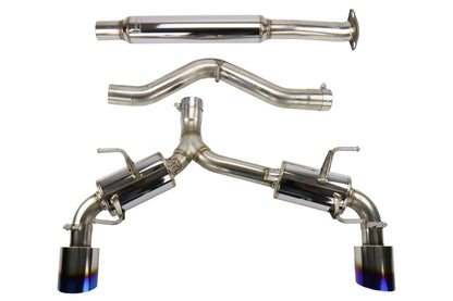 MXPMXCRFT86B MXP Comp RS TI Tips Catback Exhaust System Blue Tips - 2013+ FT86,