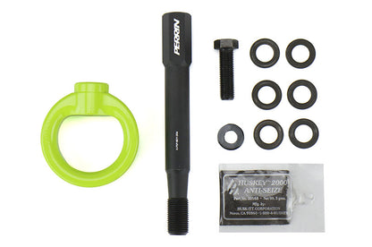 PERPSP-BDY-252NY PERRIN Performance Rear Tow Hook Kit Neon Yellow,