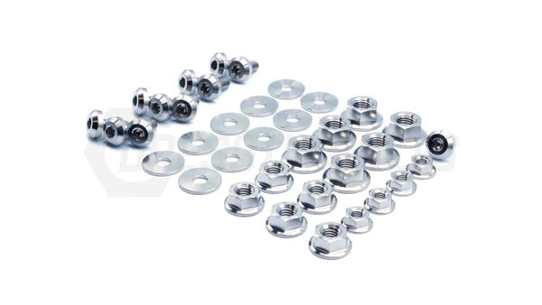 Fast Turn Fittings Stage 1 Titanium Hardware Engine Bay Kit (Blue) - 2022-2024 Subaru WRX