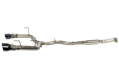 AWE3020-43066 AWE Track Edition Exhaust Diamond Black Quad Tips (102mm) - 2015+ WRX / STI,