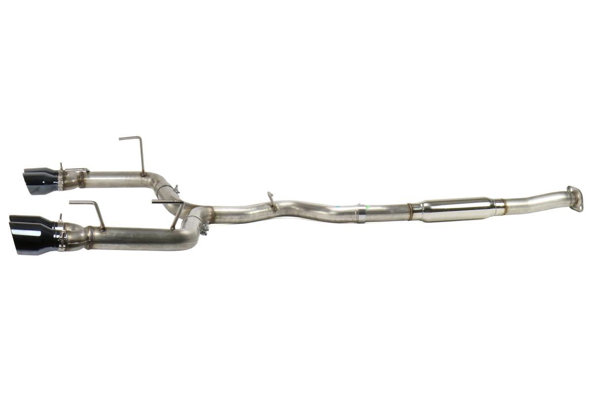 AWE3020-43066 AWE Track Edition Exhaust Diamond Black Quad Tips (102mm) - 2015+ WRX / STI,