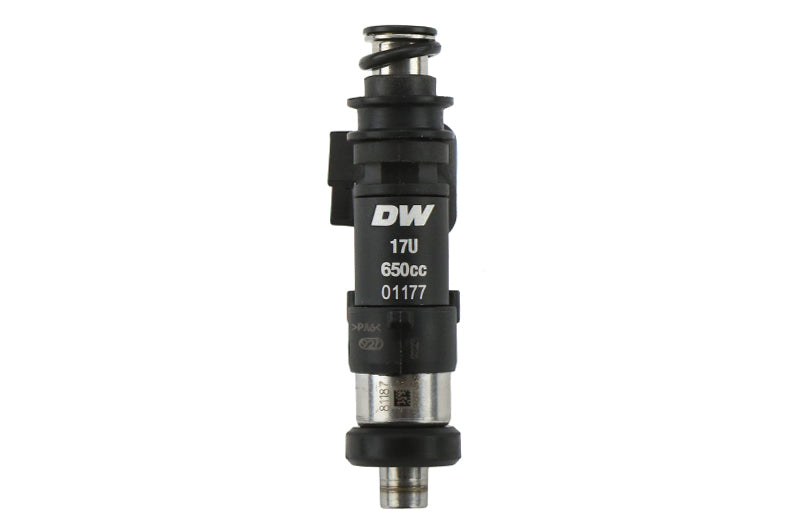 DET17U-07-0650-4 DeatschWerks Fuel Injectors Top Feed 650cc - 2002-2014 Subaru WRX / 2007-2021 STI,