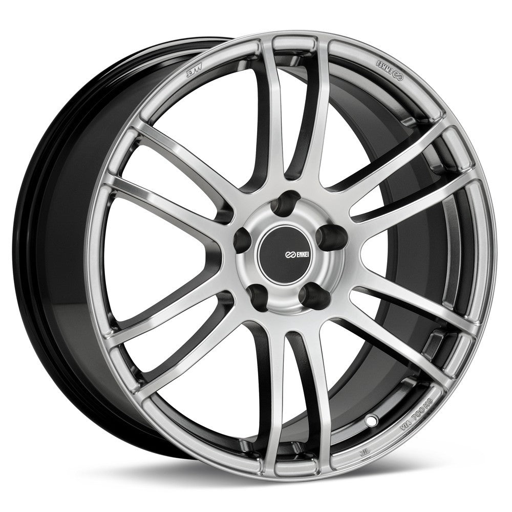 ENK486-885-6535HS Enkei TSP6 Hyper Silver Wheels 18x8.5 +35mm - 2015+ WRX / 2015+ STI,