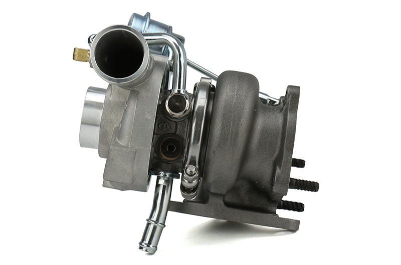 FPT2025050 Forced Performance FP BLUE Turbocharger 58mm 8cm IWG w/ Oil Feed Line - 2002-2007 Subaru WRX / 2004+ Subaru STI,