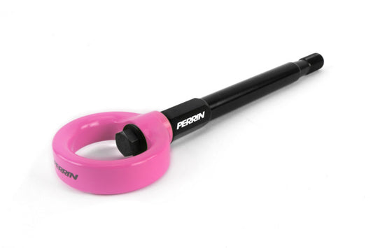 PERPSP-BDY-231HP PERRIN Tow Hook Kit Front Hyper Pink - 2008-2014 Subaru WRX / STI,