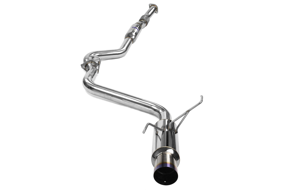 INVHS15SW4GTT Invidia N1 Resonated Single Exit Cat Back Exhaust (Titanium Tip) - 2015+ WRX / 2015+ STI,