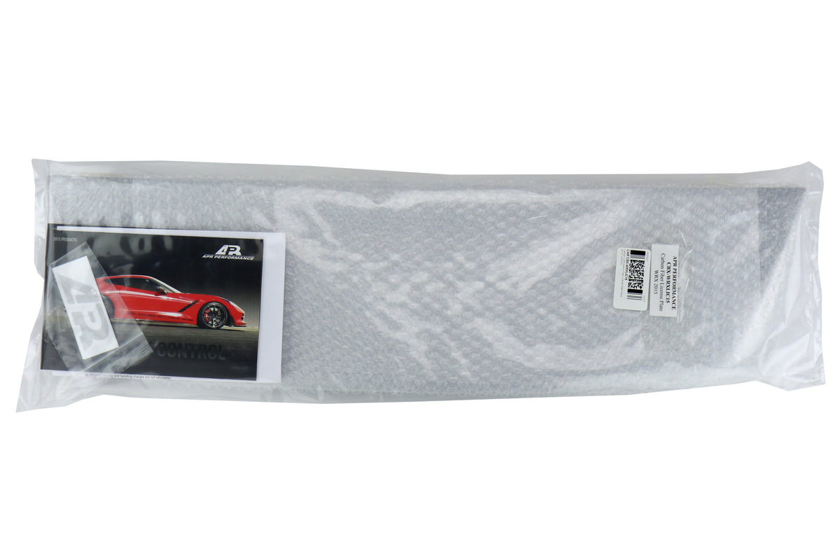 APPCBX-WRXLIC15 15-20 Subaru WRX & STI APR Carbon Fiber License Plate Backing,