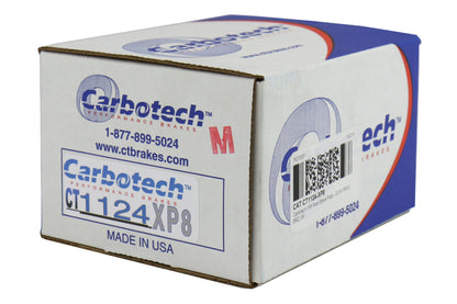 CATCT1124-XP8 Carbotech XP8 Rear Brake Pads - 2013+ FR-S / BRZ / 86,
