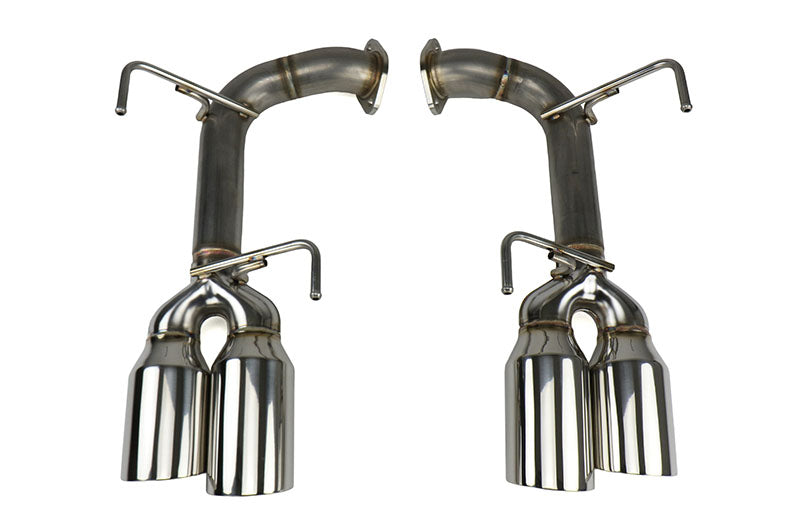 REMRO-TSVA-D4 Greddy Remark Axleback Exhaust 4in Tip - 2015+ WRX / STI-Stainless Tips-Double Wall,