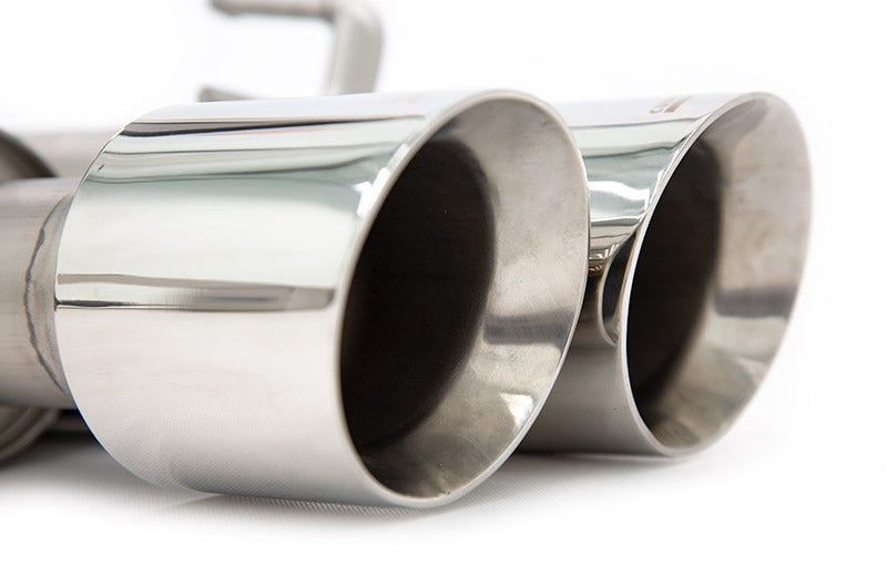 CPESBAE00002T CP-E Austenite Axle Back Quad Mufflers 4in Titan Tips - 2015+ WRX / STI,