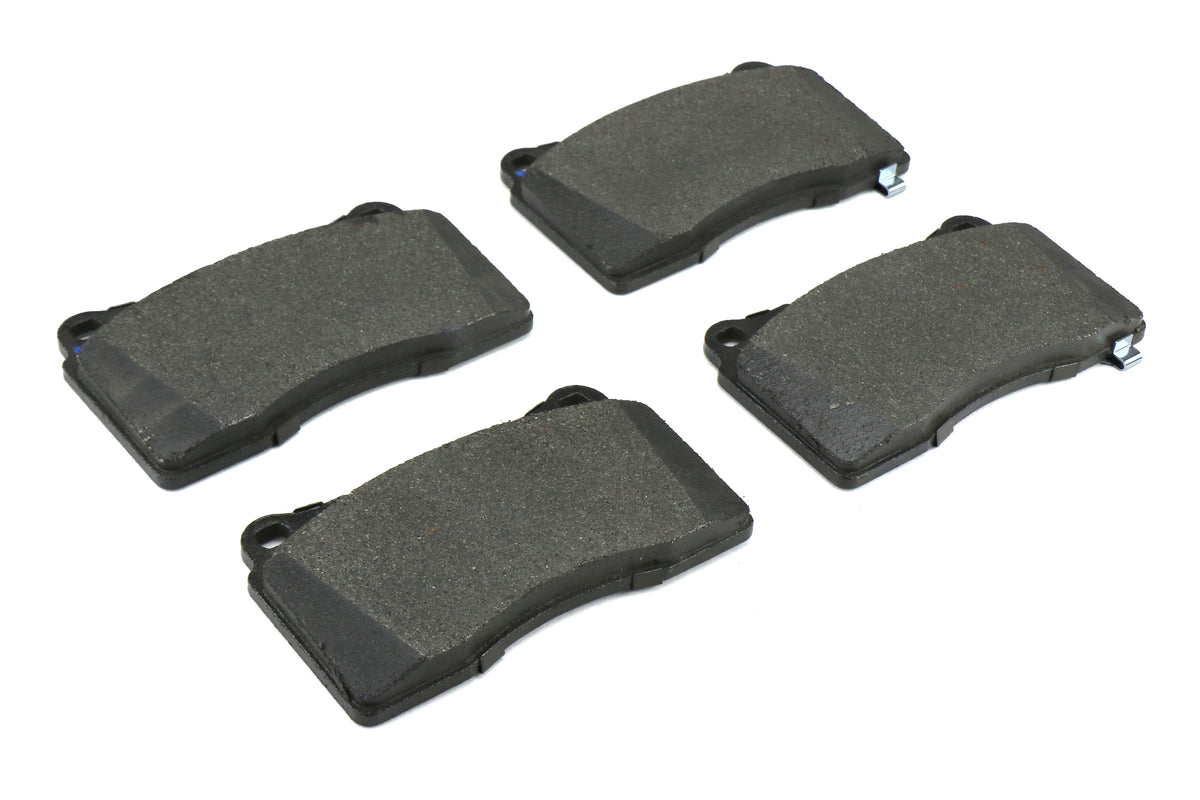 STT937.47010 Stoptech Street Axle Pack Slotted Rotors With Pads Front - 2008-2017 Subaru STI,