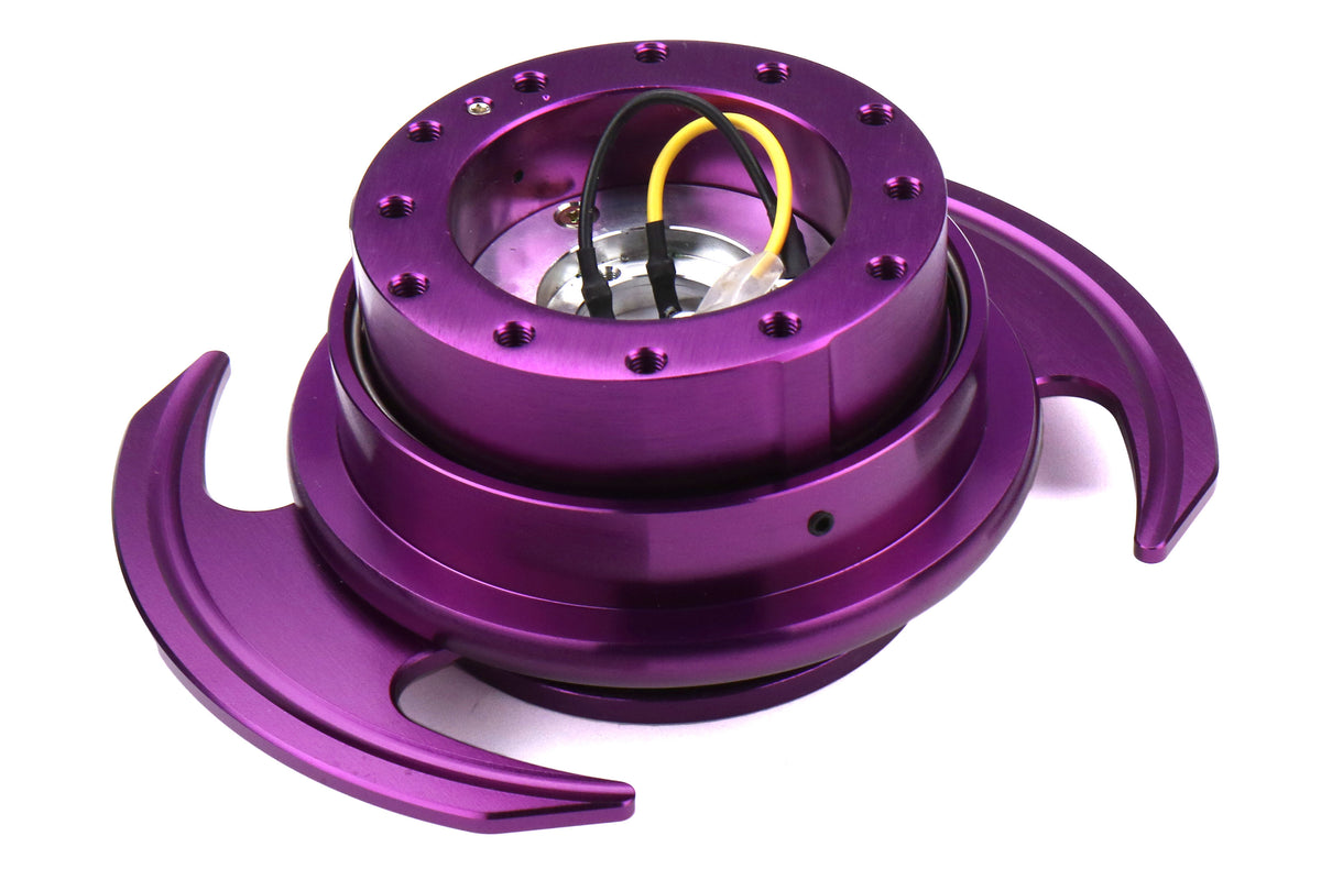NRGSRK-650PP NRG Generation 3 Quick Release Steering Wheel Adaptor : Purple Body / Purple Ring (SRK-650PP),