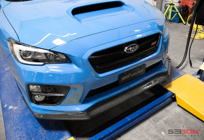 SEIFL15SBIMP-MB1 Seibon Carbon MB1 Style Front Lip - 2015-2017 WRX / STI,