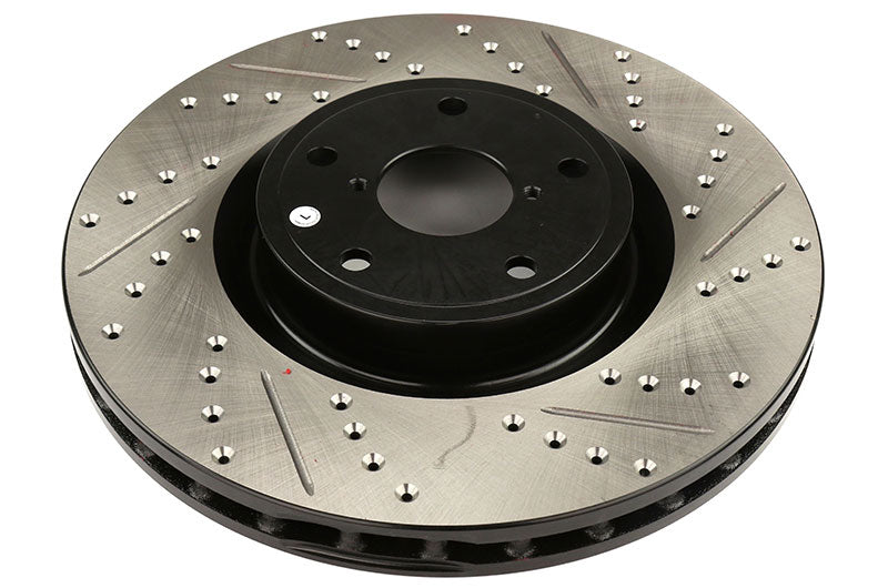 STT127.47022-GRP Stoptech Drilled and Slotted Rotor Pair Front - 2015-2017 Subaru STI,