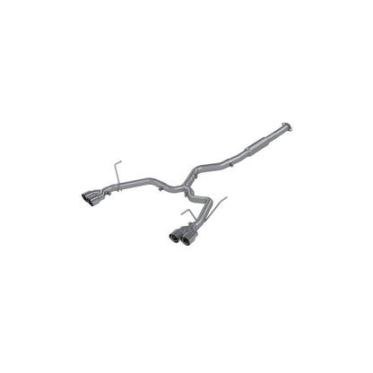 MBRS4802304 MBRP Race 3in Quad Tip Cat Back Exhaust - 2015+ WRX / STI-Stainless Steel,
