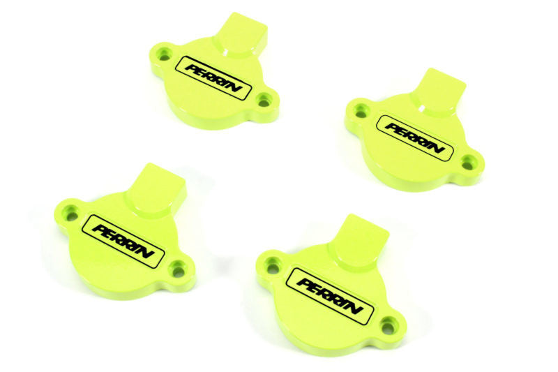 PERPSP-ENG-172NY PERRIN Performance Neon Yellow Cam Solenoid Covers - Subaru WRX 2015+,