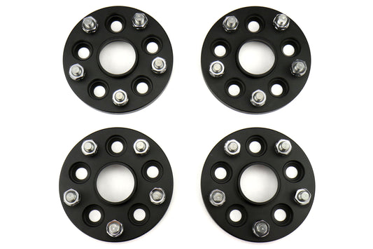 ISCWA15B ISC 5x100 to 5x114 Wheel Adapter (15mm and 25mm) - 2013+ BRZ-15mm Black,