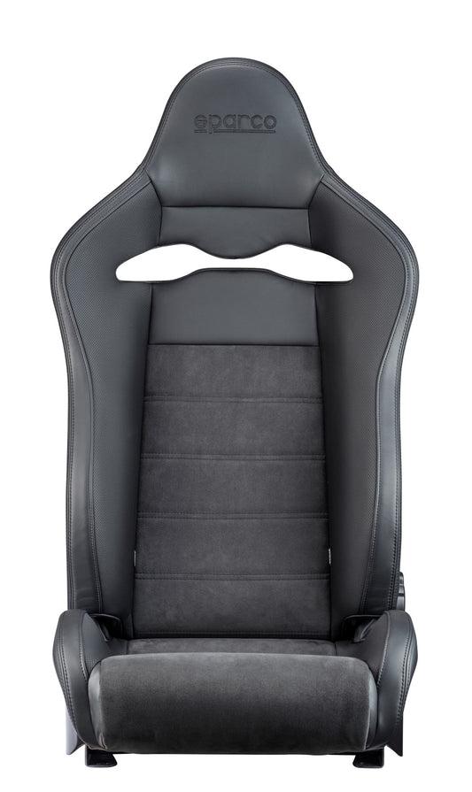 SPR00974ZNRDX Sparco SPX Carbon Fiber Seat Leather/Alcantara Black Right Side,