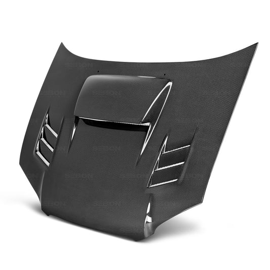 SEIHD0405SBIMP-CWII Seibon Carbon Fiber CWII Style Hood - 2002-2005 Subaru WRX/STI,