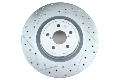 STT227.47019R Stoptech C-Tek Sport Drilled and Slotted Rotor Single Front Right - Subaru STI 2004,