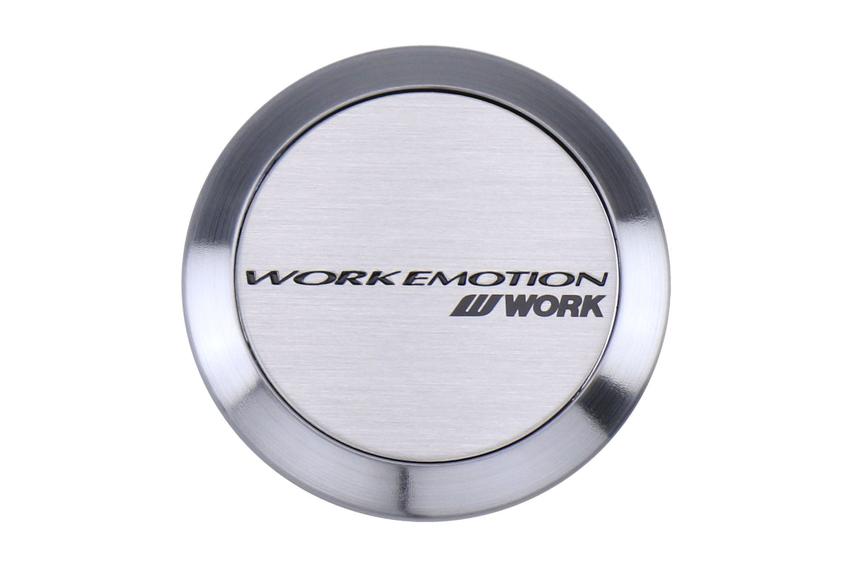Work Wheels Emotion Center Cap Silver Flat Type - Set of 4 - Universal