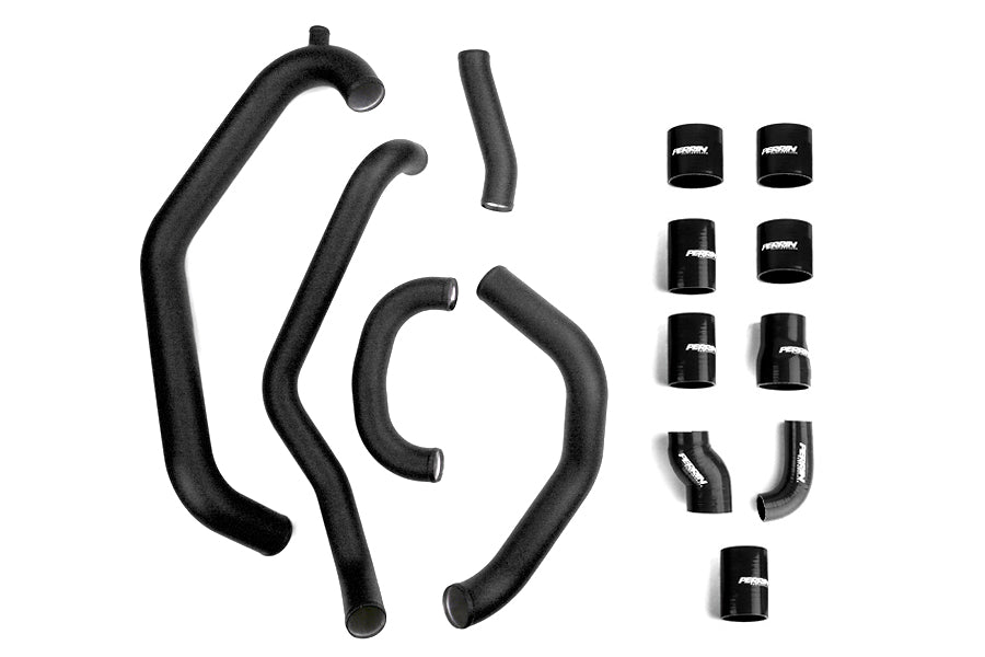 PERPSP-ITR-436-2BK/BK PERRIN Boost Tube Kit Black Piping Black - 2008-2014 Subaru WRX,