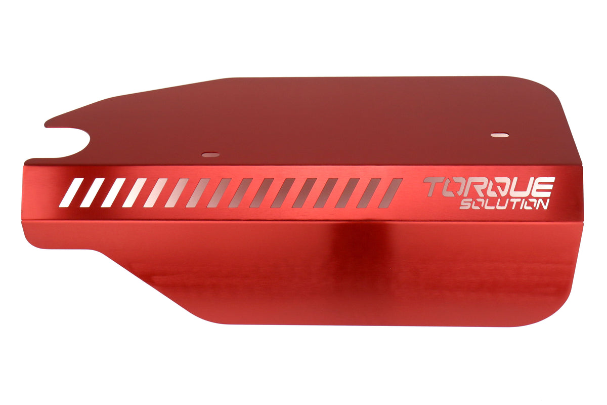 TQSTS-SU-289R Torque Solution Engine Pulley Cover - 2015+ WRX / 2014+ Forester XT-Red,