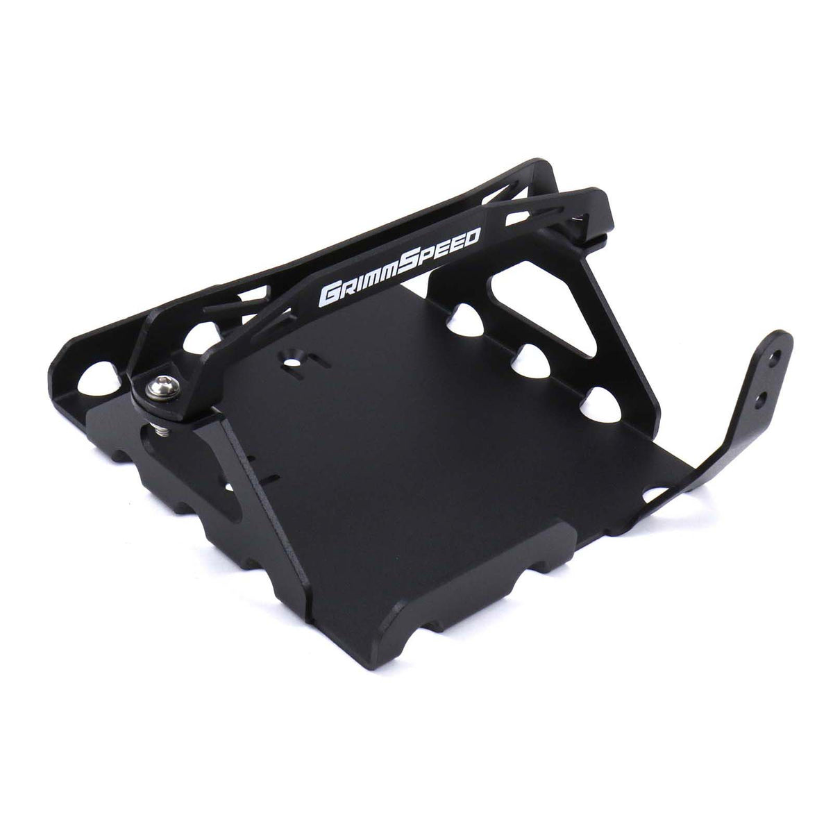 GRM121028 GrimmSpeed Lightweight Battery Mount Black - 2008-2021 Subaru WRX / STI,