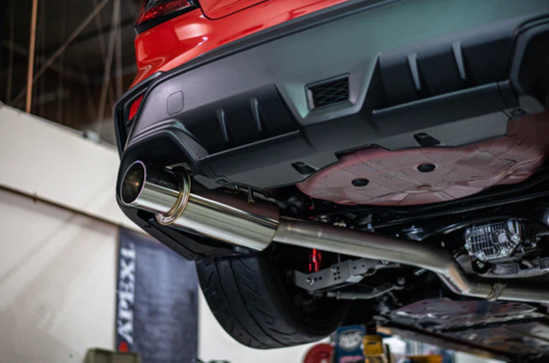 APE191KF002 APEXi N1 Evolution-R Single Exit Catback Exhaust 2022-2023 Subaru WRX,