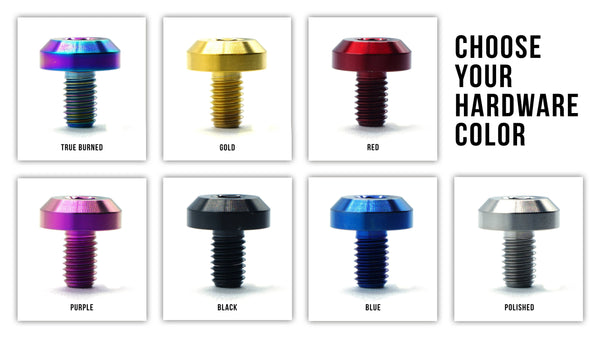 DSBSUB-014-TI-POL Dress Up Bolts Trunk Hardware Kits - 2013+ FT86-Polished,