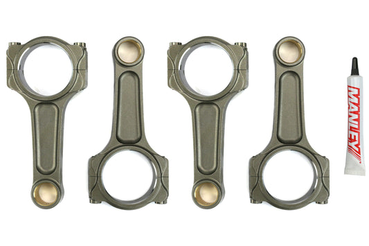MAN14416R6-4 Manley Performance Pro Series Turbo Tuff I-Beam Connecting Rod Set - 2002-2005 Subaru WRX / 2004+ Subaru STI,