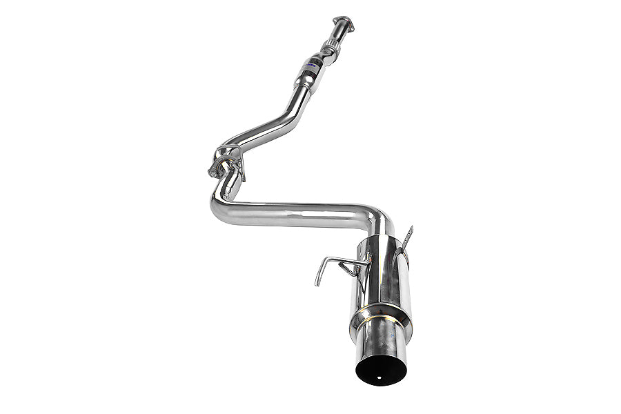 INVHS08SW4GTP Invidia N1 Cat Back Exhaust Single Tip - 2008-2014 Subaru WRX Sedan / 2011-2014 Subaru STI Sedan,