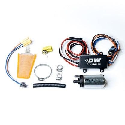 DET9-441-C102-0903 DeatschWerks 440lph In Tank Brushless Fuel Pump w/ Single/Dual Speed Controller w/ 9-0903 install kit,