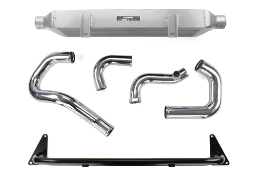 MIMMMINT-WRX-15SL Mishimoto Performance Front Mount Intercooler Kit - 2015+ WRX-Polished Pipe, Silver Intercooler,