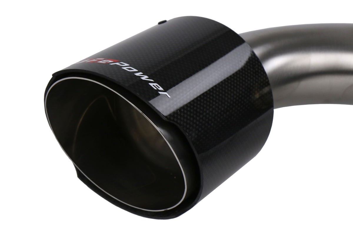 AFE49-36043-C aFe Takeda 3" to 2-1/2" 304 Stainless Steel Catback Exhaust - 2020 Supra-Carbon Fiber,
