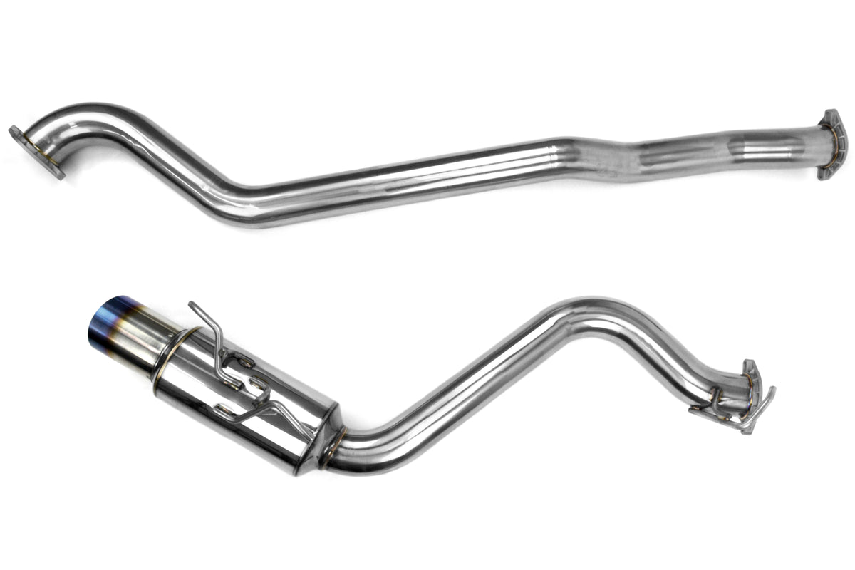 INVHS08SW5GRT Invidia Racing Series Cat Back Exhaust w/Titanium Tip - 2008-2014 Subaru WRX Hatchback,