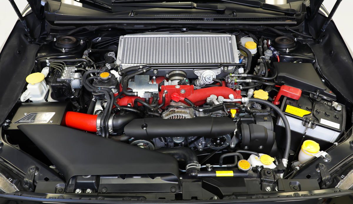 AEM21-836WR AEM Cold Air Intake Wrinkle Red - 2018 STI,