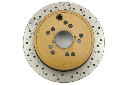 DBB42659XS-10 DBA 4000 Series Cross Drilled and Slotted Rotors (Rear) - 2015+ WRX / 2014+ Forester,
