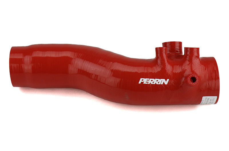 PERPSP-INT-424RD Perrin 3.0" Turbo Inlet Hose With Nozzle - 2015-2018 WRX-Red,