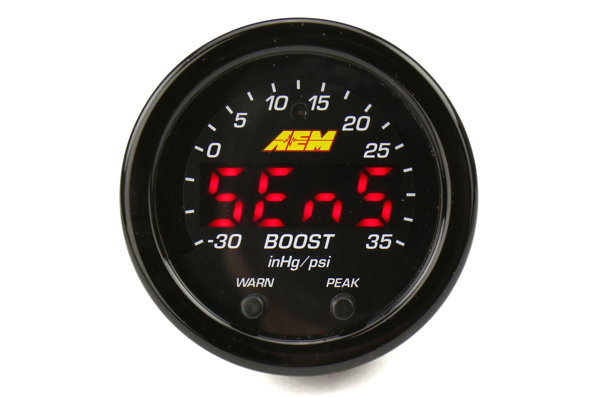 AEI30-0306 AEM X-Series Boost Gauge 52mm - Universal,