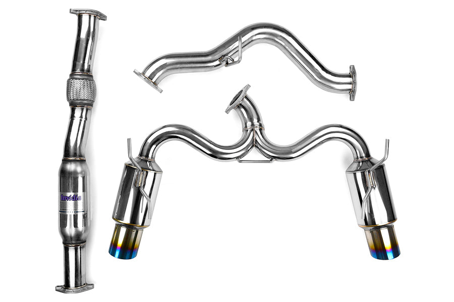 INVHS08STIGTT Invidia N1 Cat Back Exhaust Titanium Tips - 2008-2014 Subaru WRX Hatchback / 2011-2014 Subaru STI Hatchback,