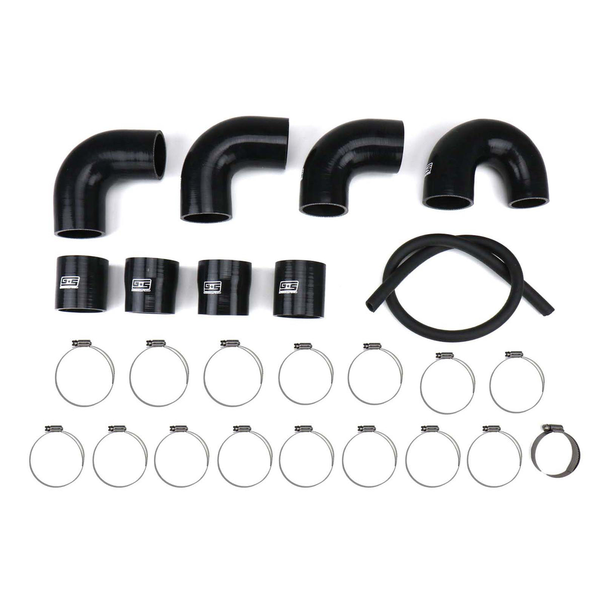 GRM090223 GrimmSpeed FMIC Piping Kit Black Finish - 2008-2014 Subaru STI,