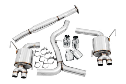 AWE3015-42098 AWE Touring Edition Exhaust Chrome Silver Quad Tips (102mm) - 2015+ WRX,