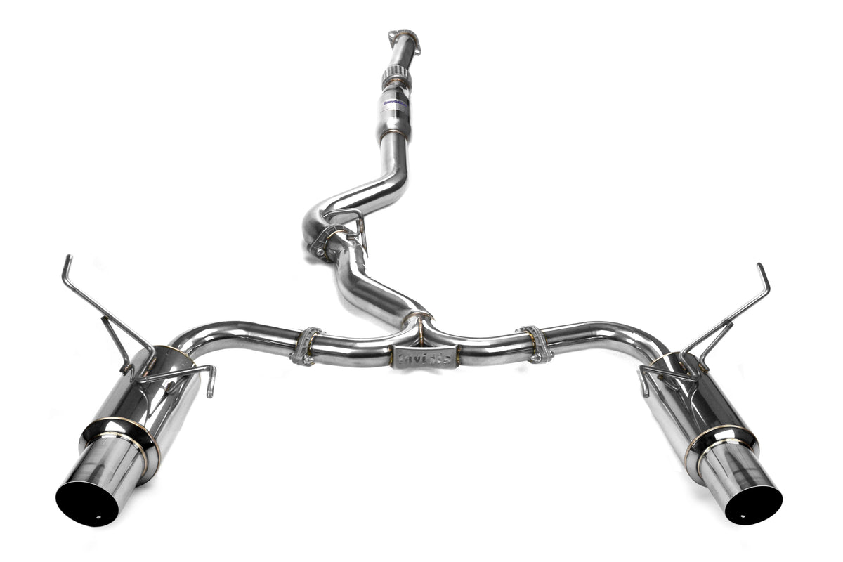 INVHS15STIGTP Invidia N1 Dual Exhaust (Stainless or Titanium Tips) - 2015+ WRX / 2015+ STI-Stainless Tips,